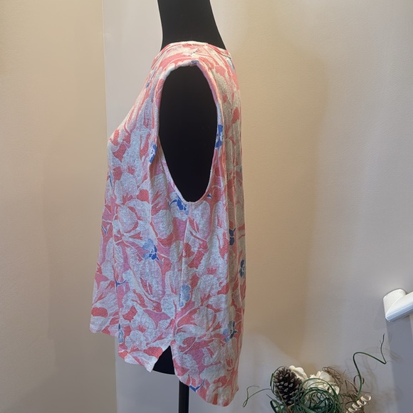 EUC- Ted Baker London Padded shoulder linen blend top - Picture 8 of 10